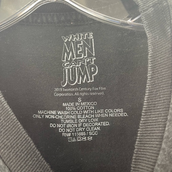 White Men Can’t Jump Graphic Wrap Around Tee Shirt Size Small - Picture 5 of 10